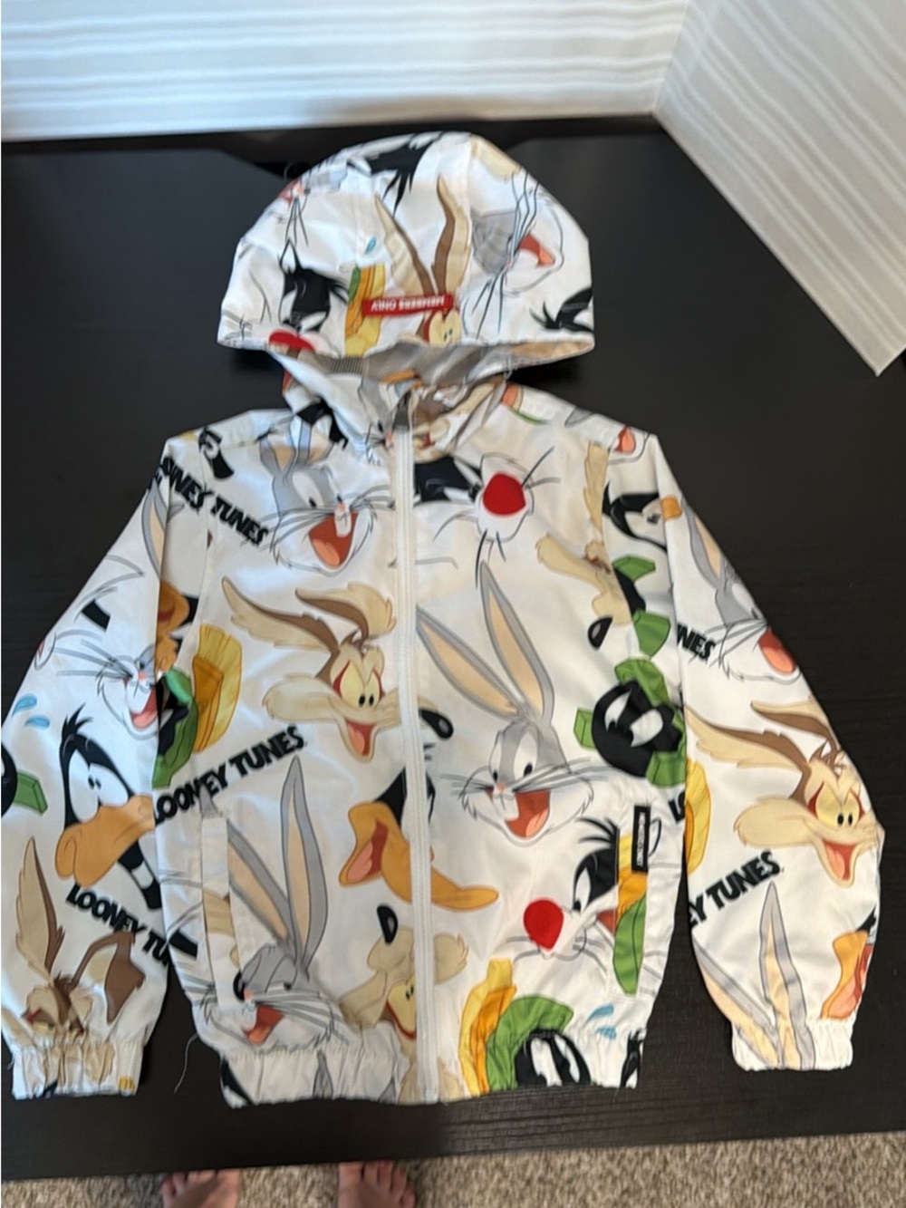 Warner Bros. Looney Tunes Members Only Jacket - White, Red, Yellow, Black